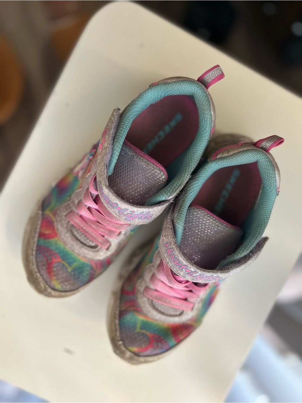 Skechers Girls Multicolor Sneakers - Pink, Teal & Purple Accents